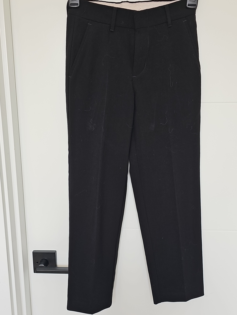 Chaps Classic Black Dress Pants Boys Sz 8 Regular
